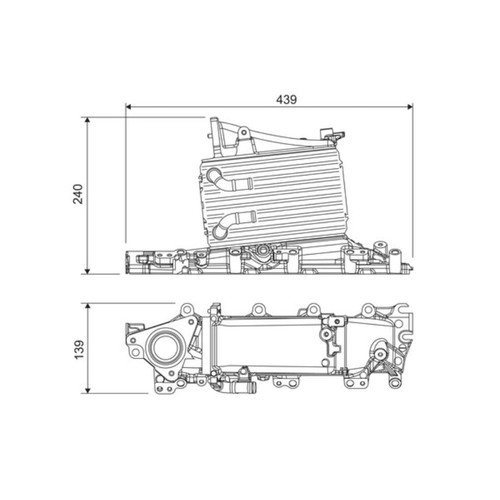 Ladeluftkühler valeo 818683 - ladeluftkühler,