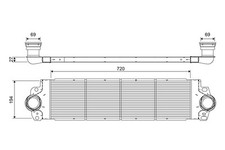 VALEO Ladeluftkühler  für VW