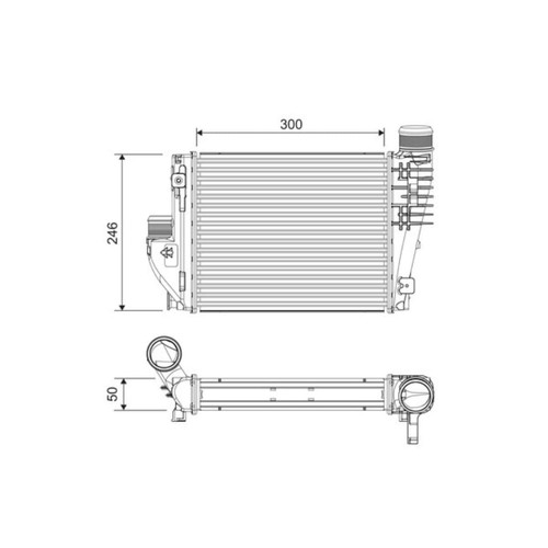 Ladeluftkühler valeo 818304 - valeo,