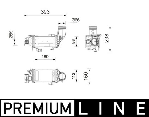 Mahle ladeluftkühler 752 - mahle,