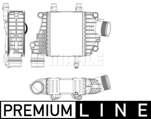Mahle ladeluftkühler 410 - ladeluftkühler, ci