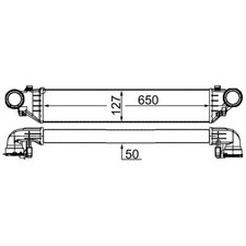 Ladeluftkühler MAHLE CI 343