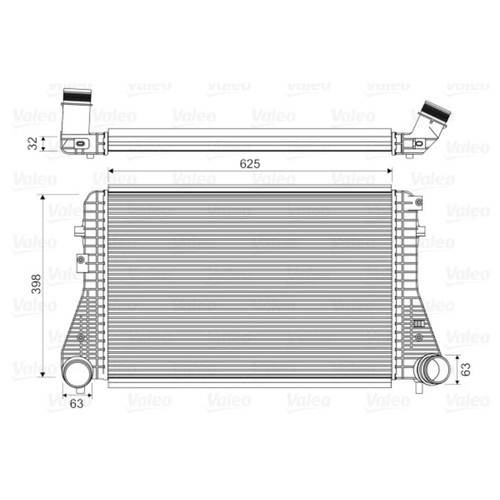 Ladeluftkühler valeo 818674 - valeo,